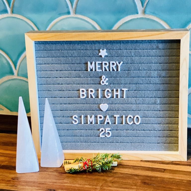 Merry and Bright and other letterboard quotes you can use MySimpaticoLife.com